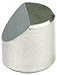 JEOL  Ø9.5x9.5mm angled SEM sample stub with 45 degree, aluminium